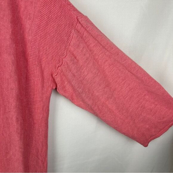 J.Jill pink linen blend knit pullover sweater size XL read - Picture 3 of 7